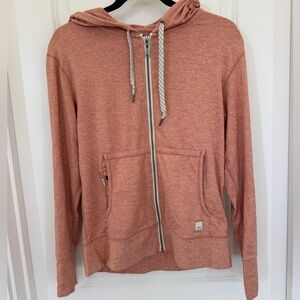 Vuori Halo Performance Hoodie Sunset Heather Small